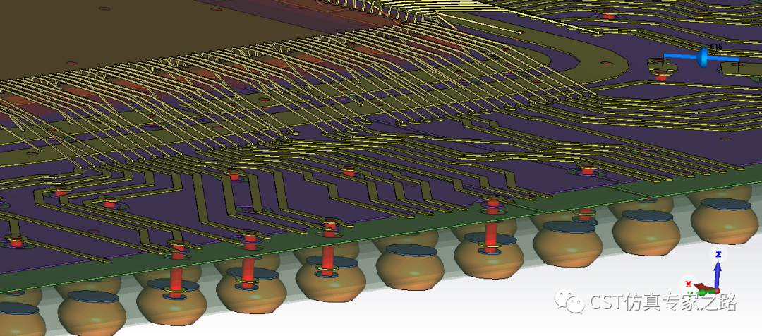 CST PCB仿真視頻教程06 - IC封裝3D導入與添加端口